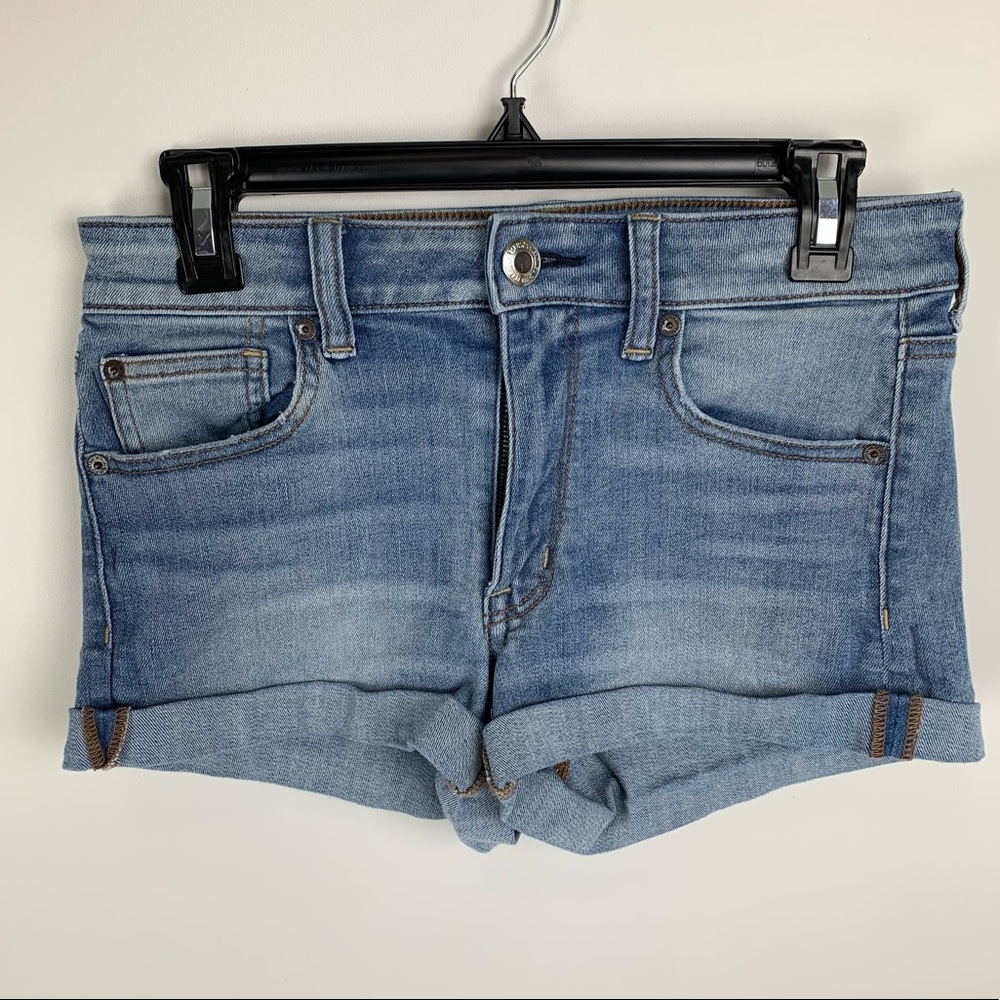 American Eagle Women’s Hi-Rise Shortie Size 6 - Picture 1 of 6